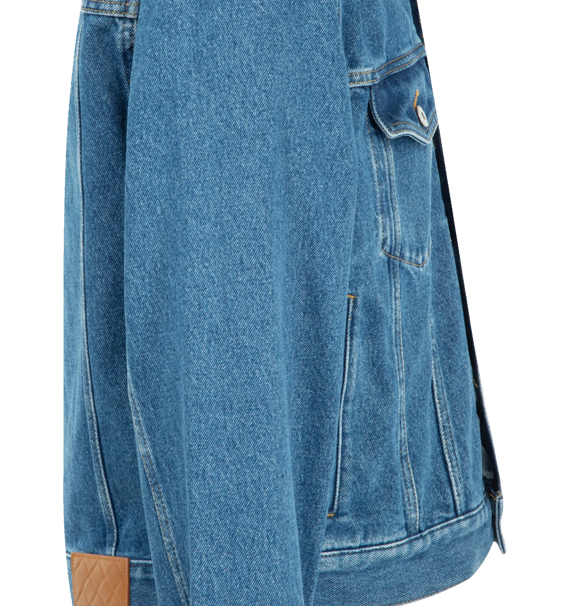 MEDIUM INDIGO DENIM JACKET (MENS) sold by Hirshleifers product image thumbnail 3