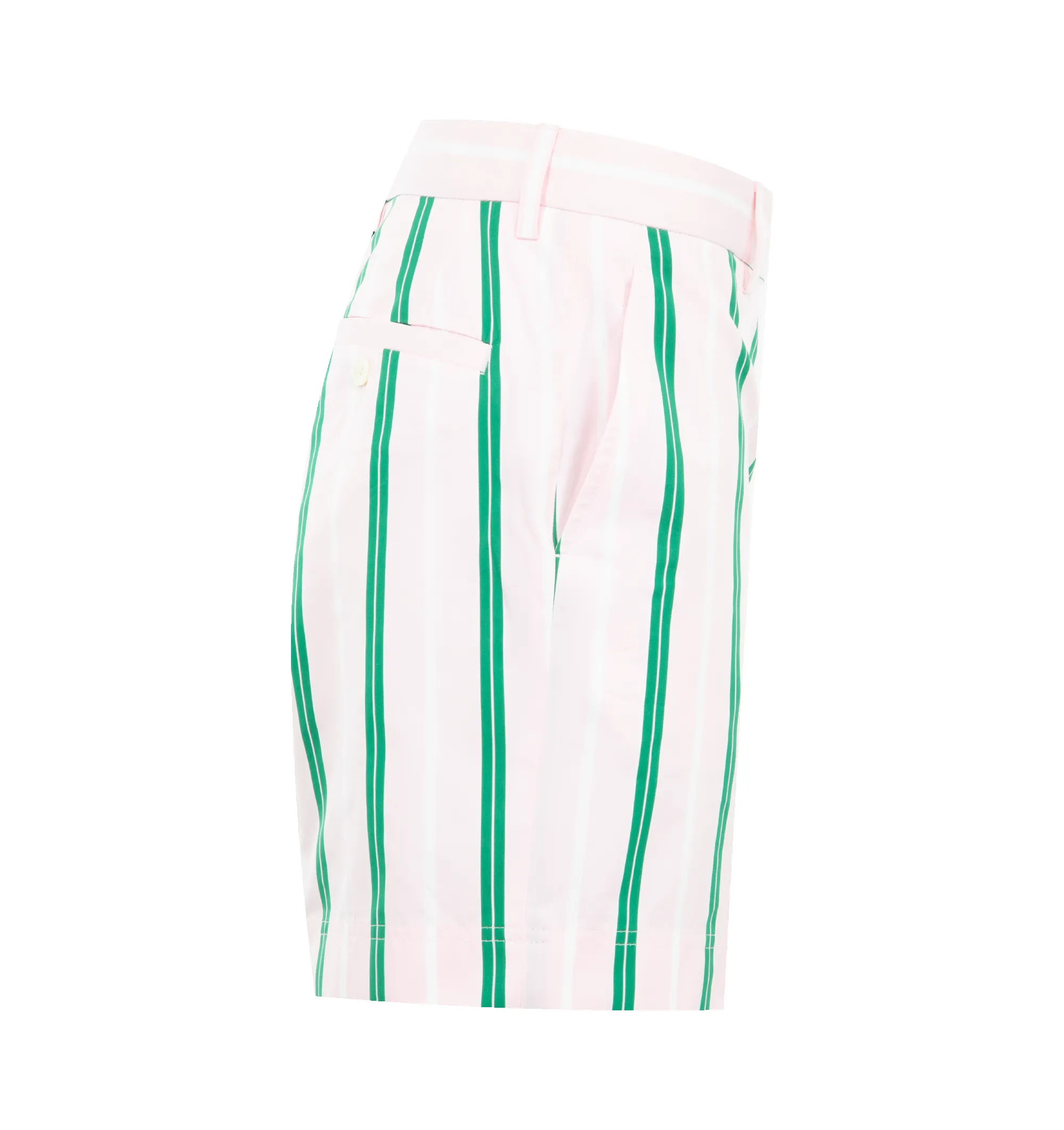 REPP STRIPE POPLIN CHINO SHORTS (WOMENS) sold by Hirshleifers product image thumbnail 3