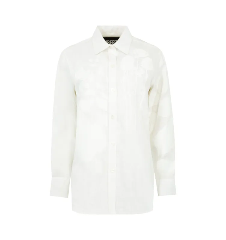 HAND SILK SCREEN CLASSIC SHIRT (WOMENS) made by Hirshleifers