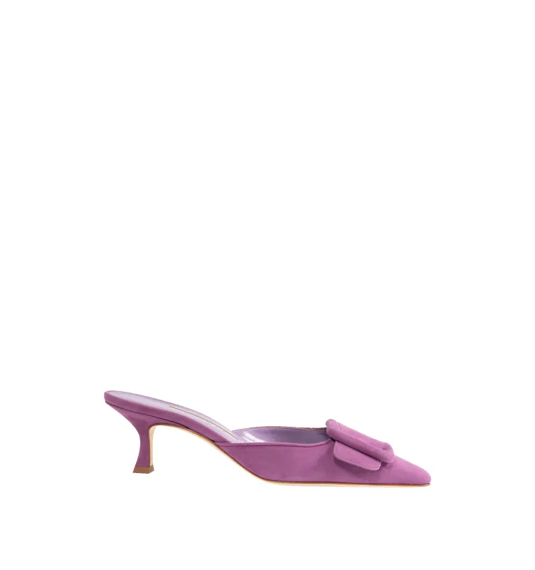 MAYSALE POINTED TOE MULES (WOMENS) made by Manolo Blahnik
