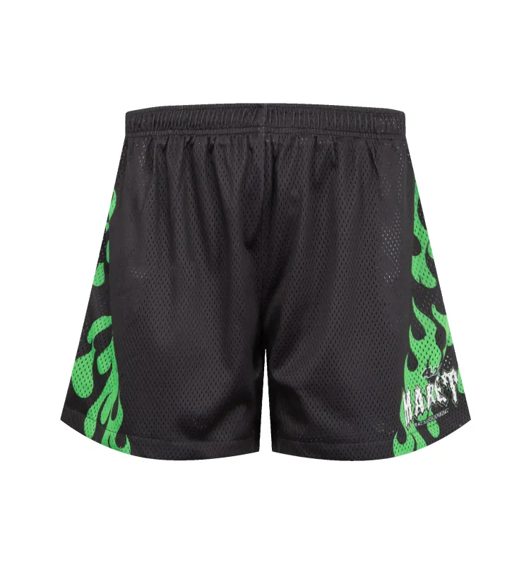 TOXIC FLAMES MESH SHORTS (MENS) made by Market