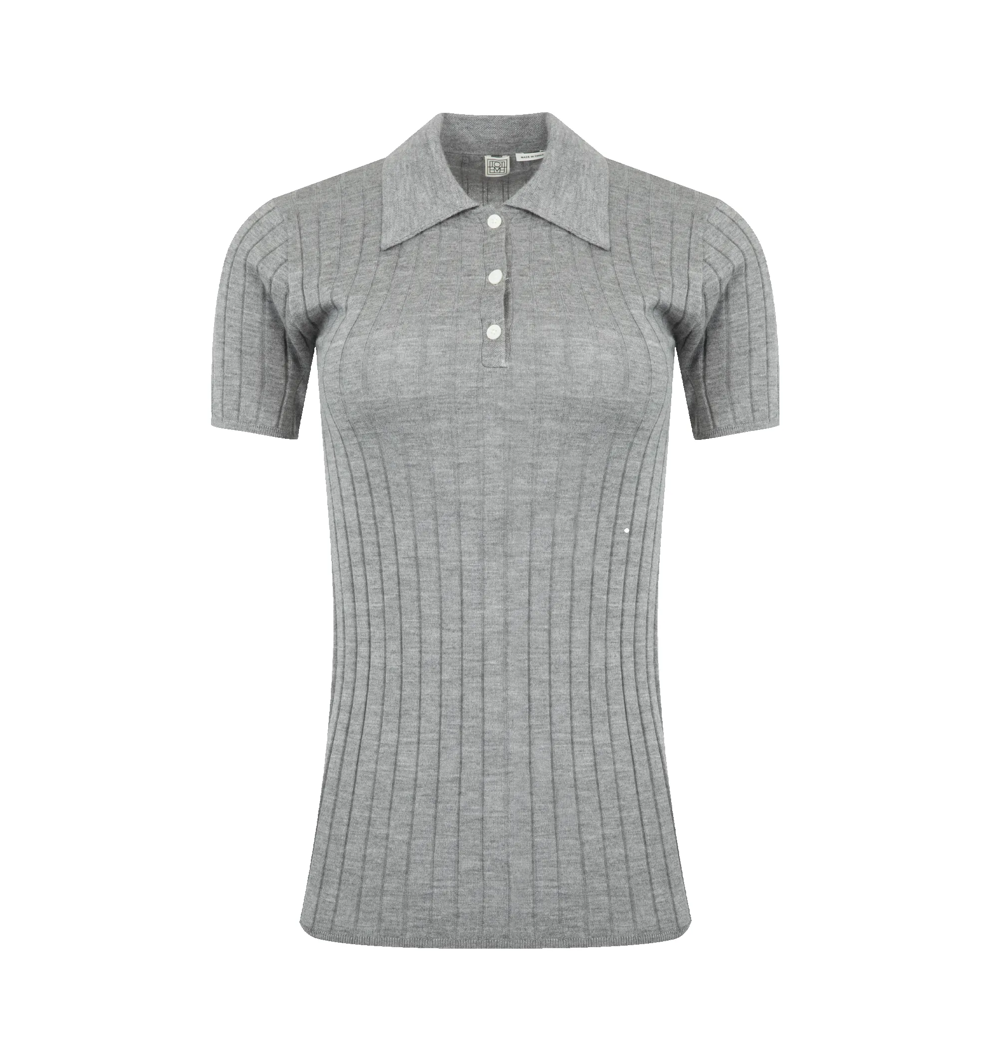 RIBBED CASHMERE SILK POLO (WOMENS) sold by Hirshleifers