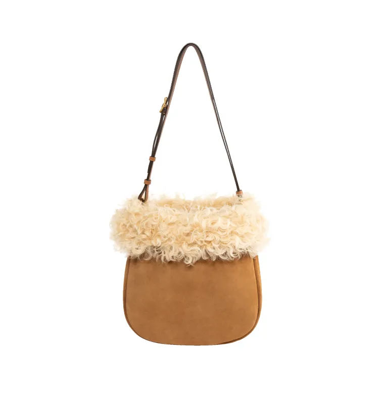 SMALL ROADY SUEDE BAG made by Yves Saint Laurent