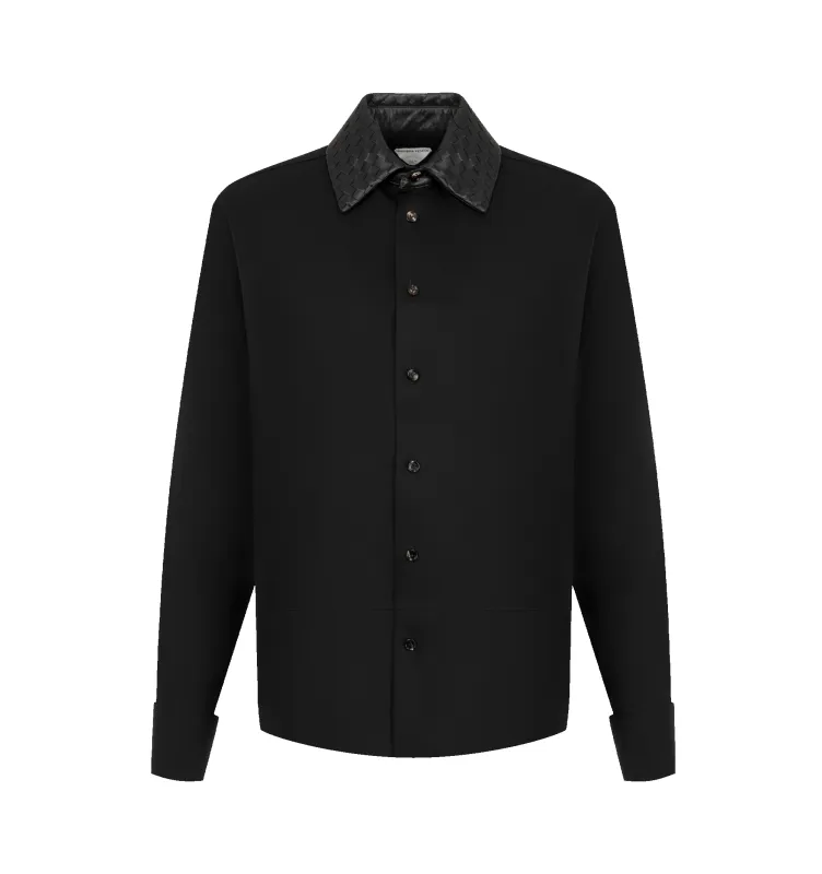 LIGHTWEIGHT WOOL TWILL SHIRT (WOMENS) made by Bottega Veneta