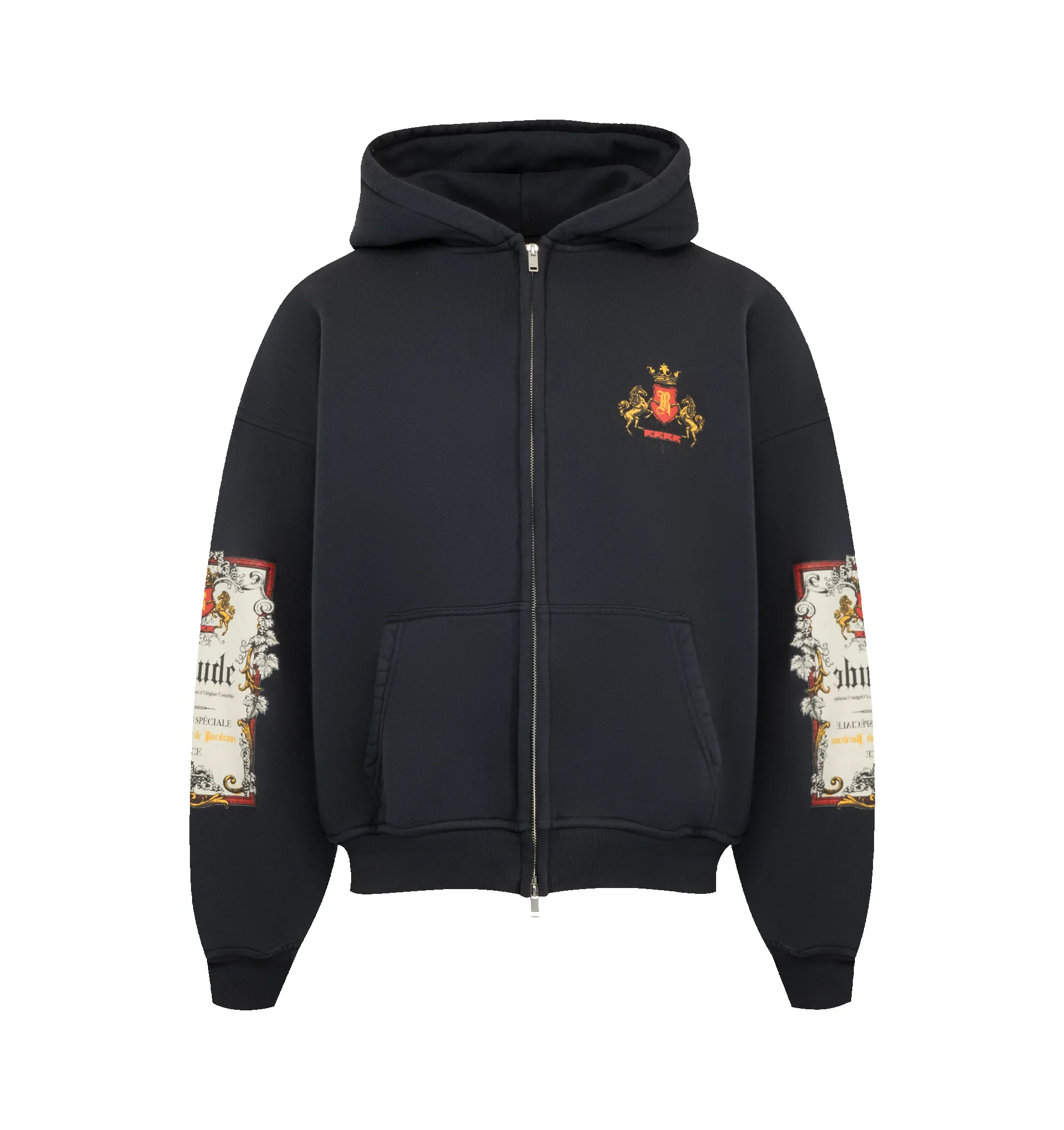 BORDEAUX RESERVE ZIP HOODIE (MENS) sold by Hirshleifers