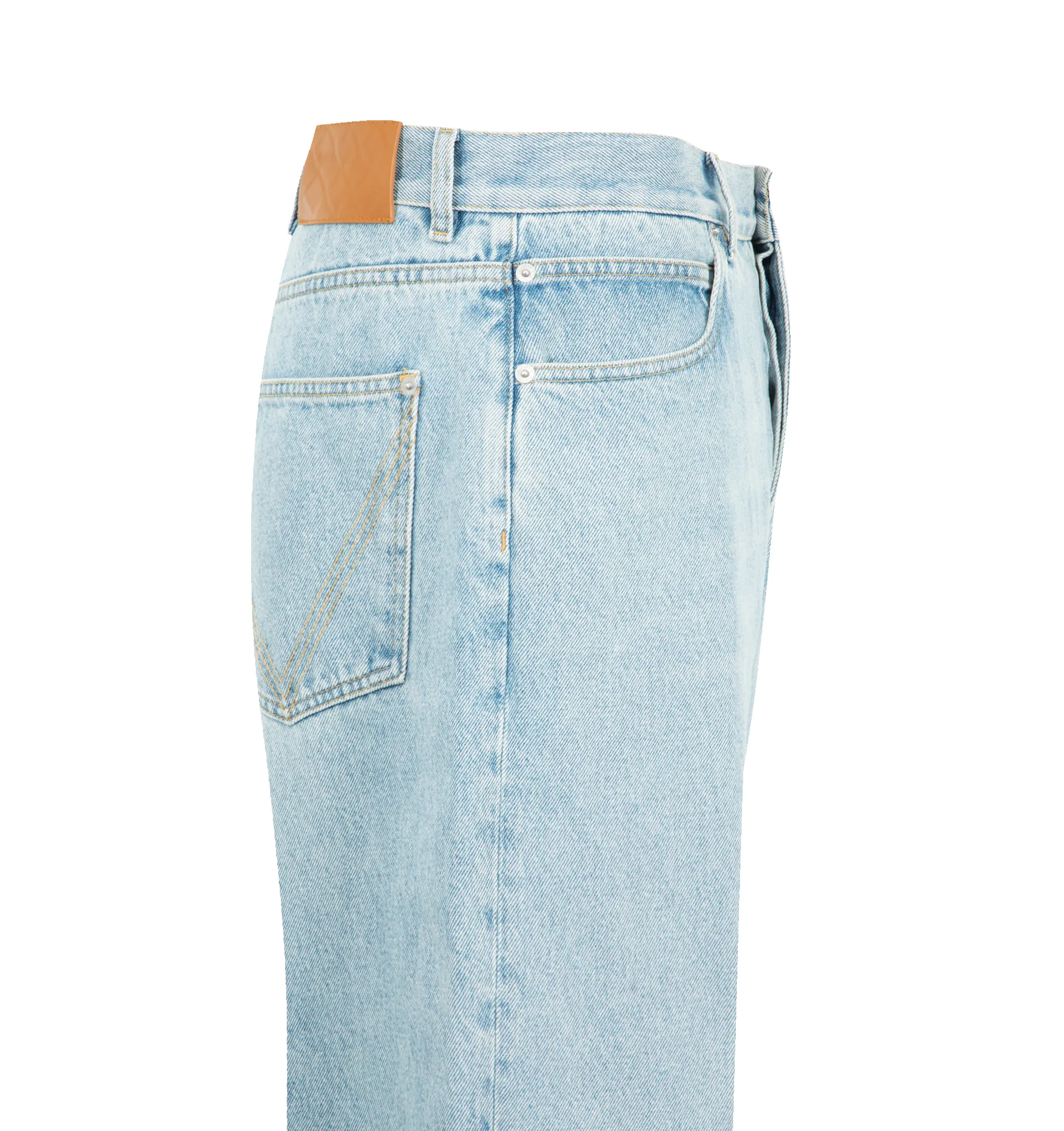 WIDE LEG JEAN PANTS (MENS) sold by Hirshleifers product image thumbnail 3