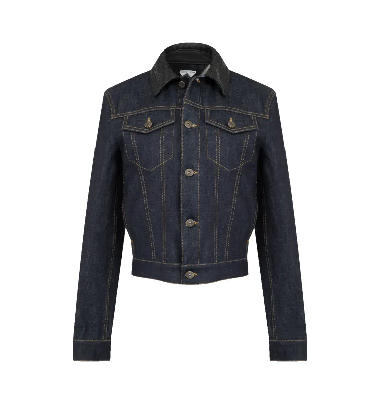 INDIGO DENIM JACKET (WOMENS) made by Bottega Veneta
