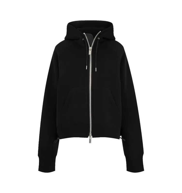 COTTON JERSEY HOODIE (WOMENS) made by Sacai