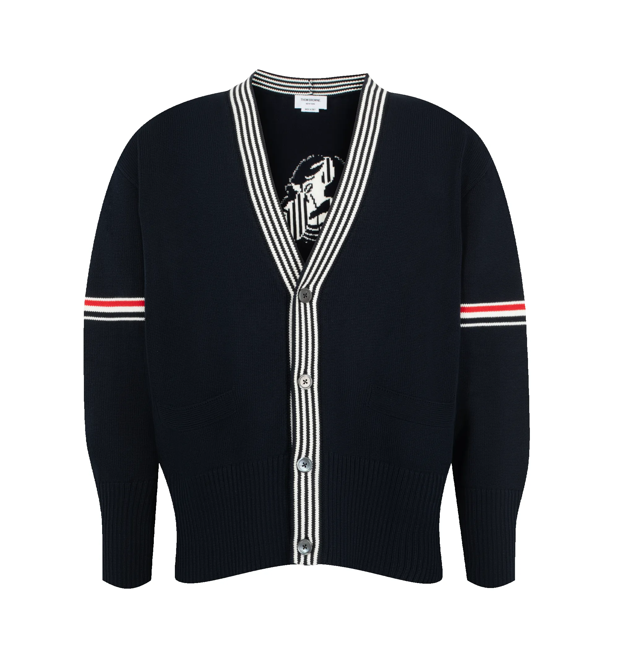 LOBSTER JERSEY CARDIGAN (MENS) sold by Hirshleifers