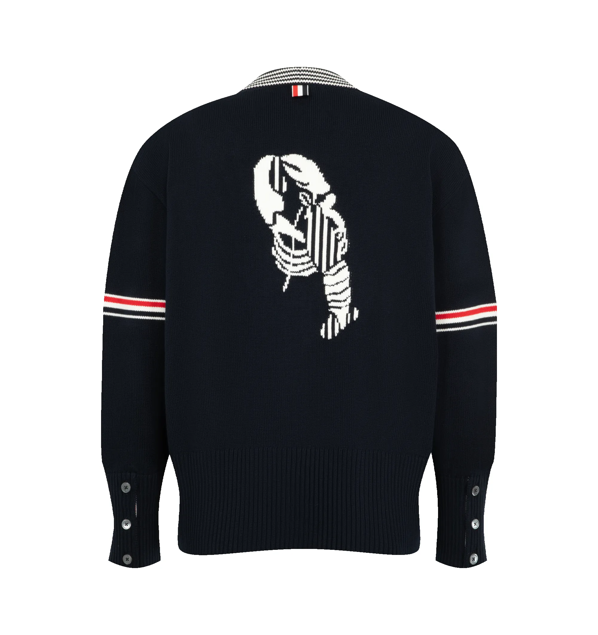 LOBSTER JERSEY CARDIGAN (MENS) sold by Hirshleifers product image thumbnail 2