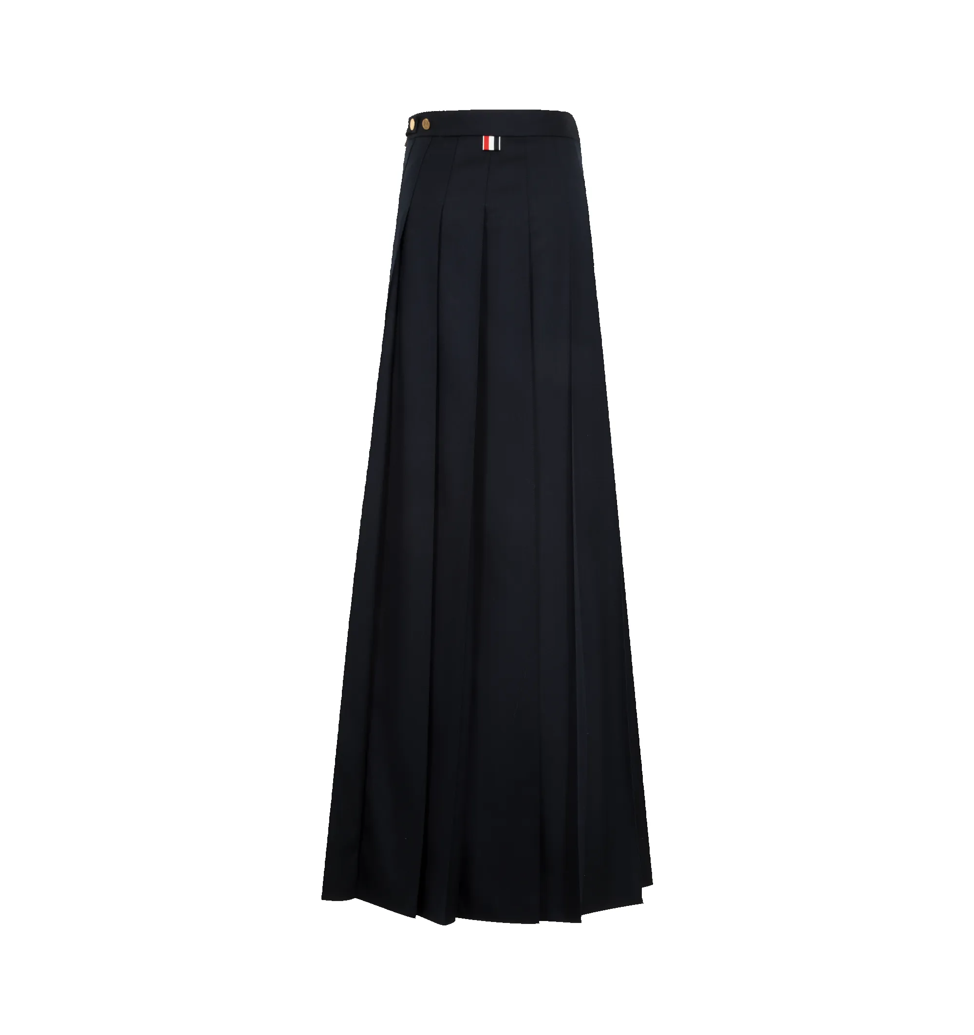 SUPER 120’S PLEATED MAXI SKIRT (WOMENS) sold by Hirshleifers product image thumbnail 2