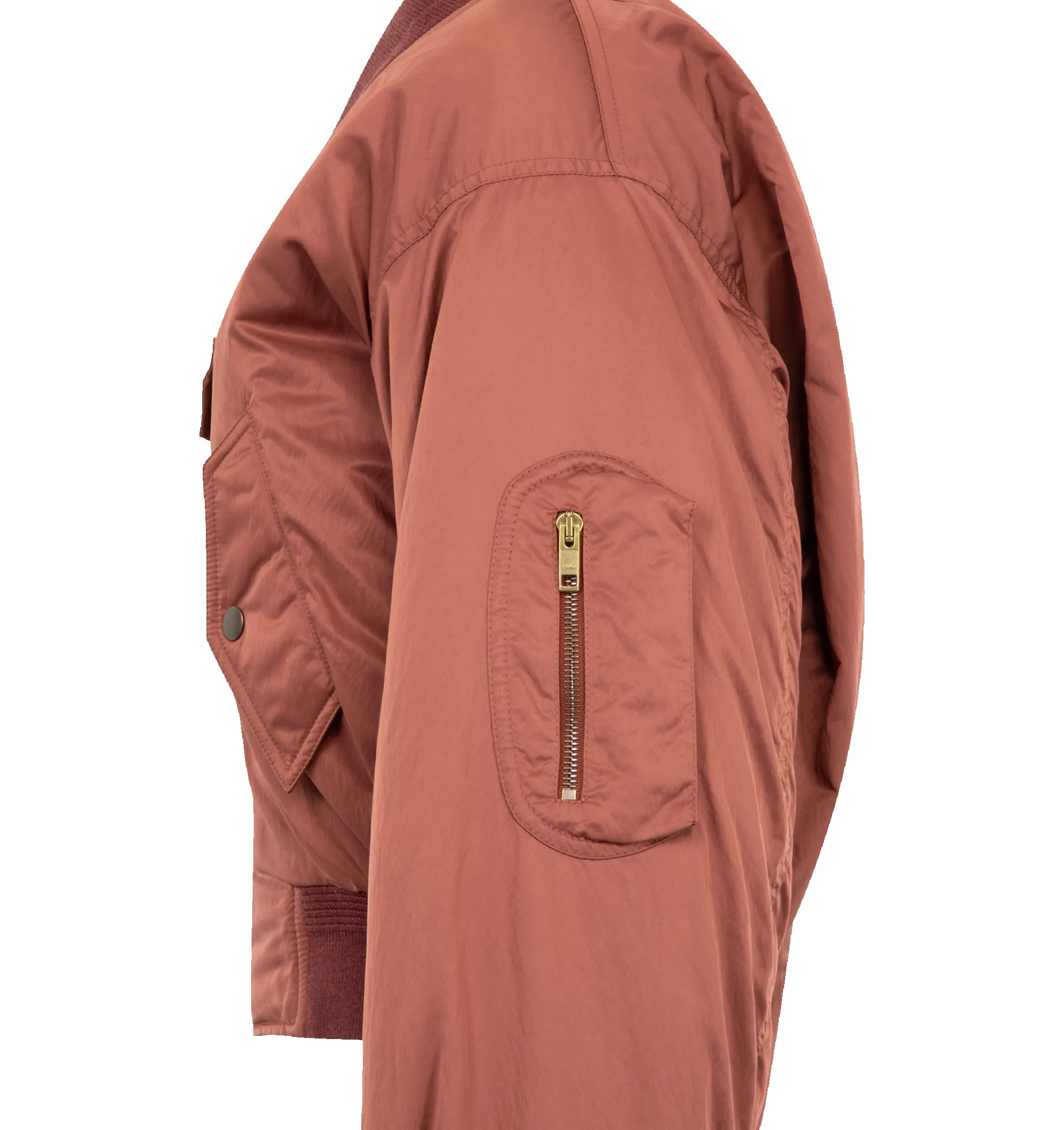 NYLON BOMBER JACKET (WOMENS) sold by Hirshleifers product image thumbnail 3