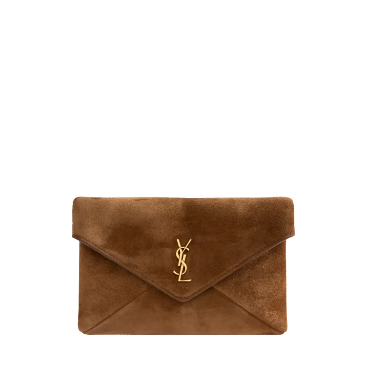 CASSANDRE SUEDE SMALL CHAIN POUCH made by Yves Saint Laurent