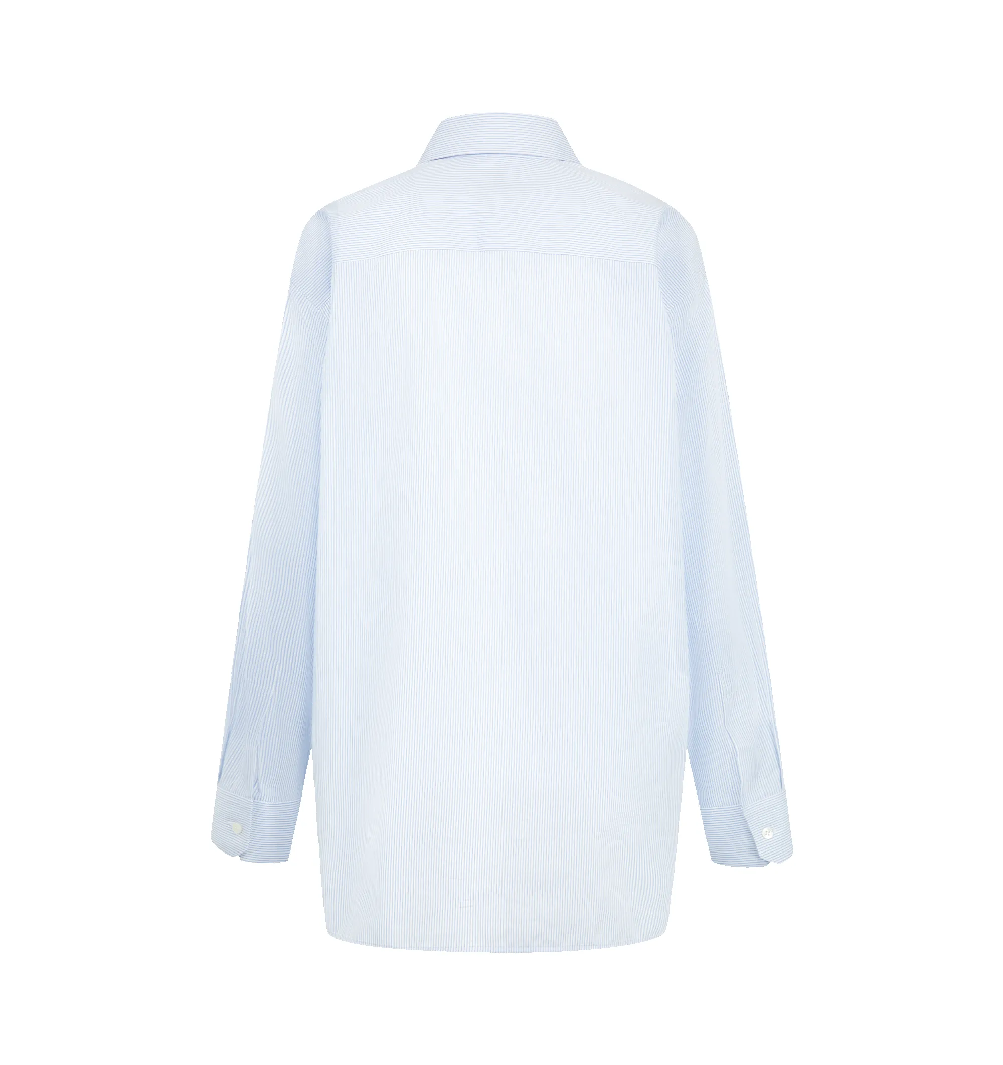 OVERSIZED STRIPED COTTON SHIRT (WOMENS) sold by Hirshleifers product image thumbnail 2