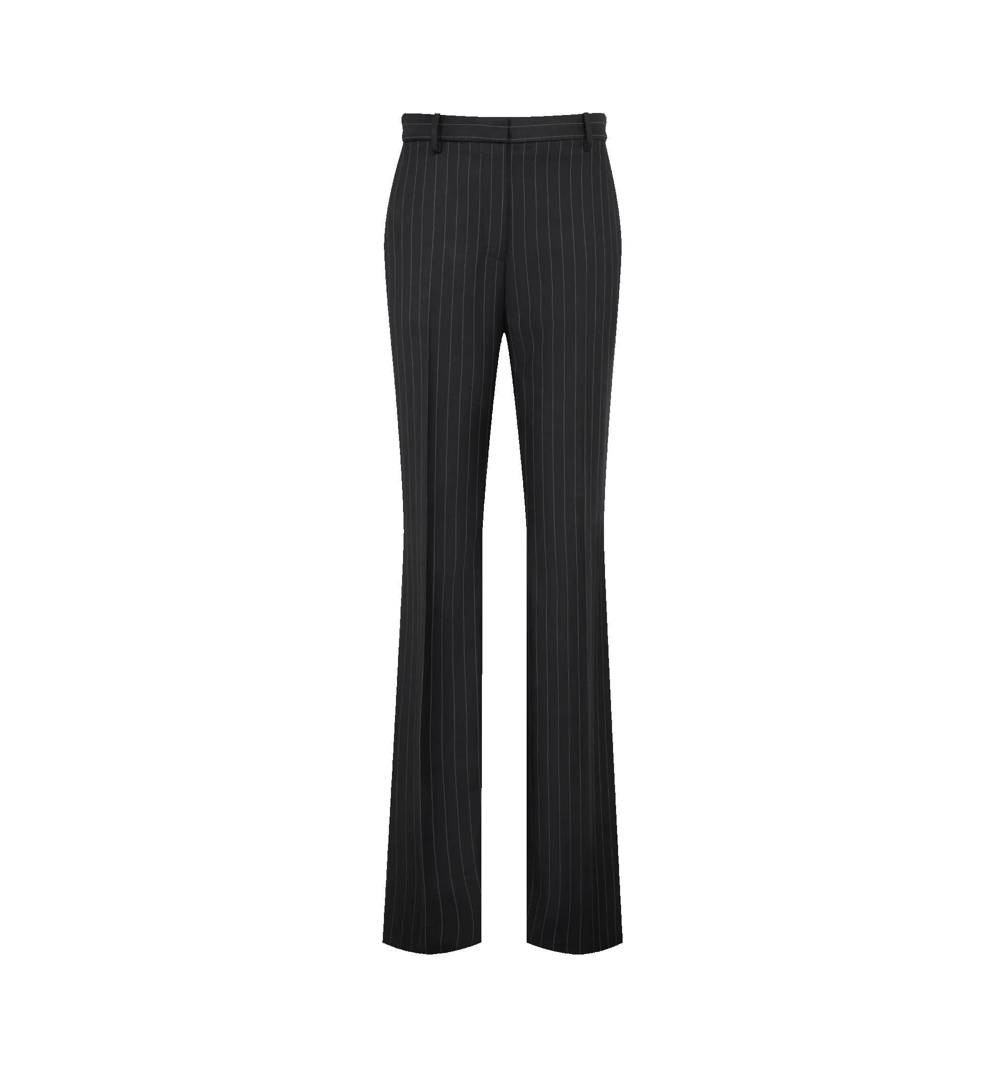 CHALK STRIPE WOOL MOHAIR PANTS (WOMENS) sold by Hirshleifers