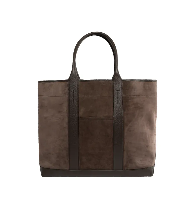 SUEDE AND GRAIN LEATHER LARGE TOTE made by Tom Ford