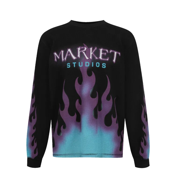 THROUGH THE FLAMES THERMAL LONG-SLEEVE SHIRT (MENS) made by Market