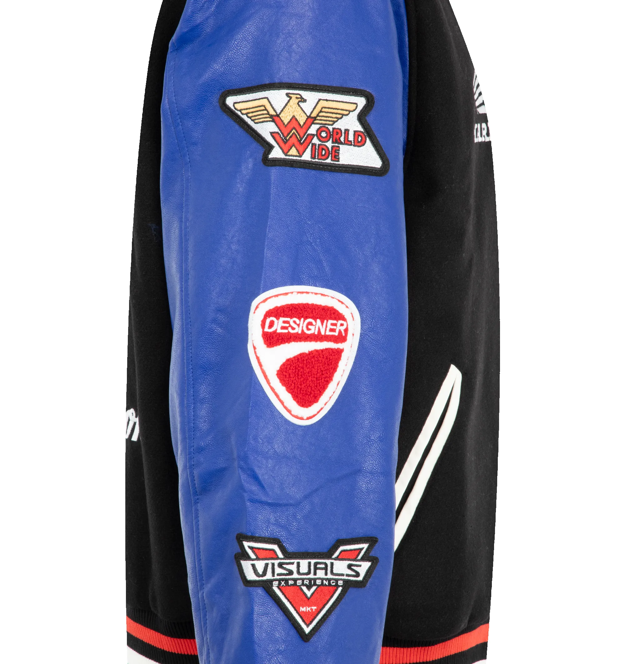 SPONSORSHIP VARSITY JACKET (MENS) sold by Hirshleifers product image thumbnail 3