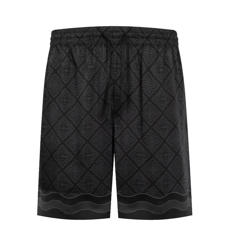 MONOGRAM SILK SHORTS (MENS) made by Casablanca