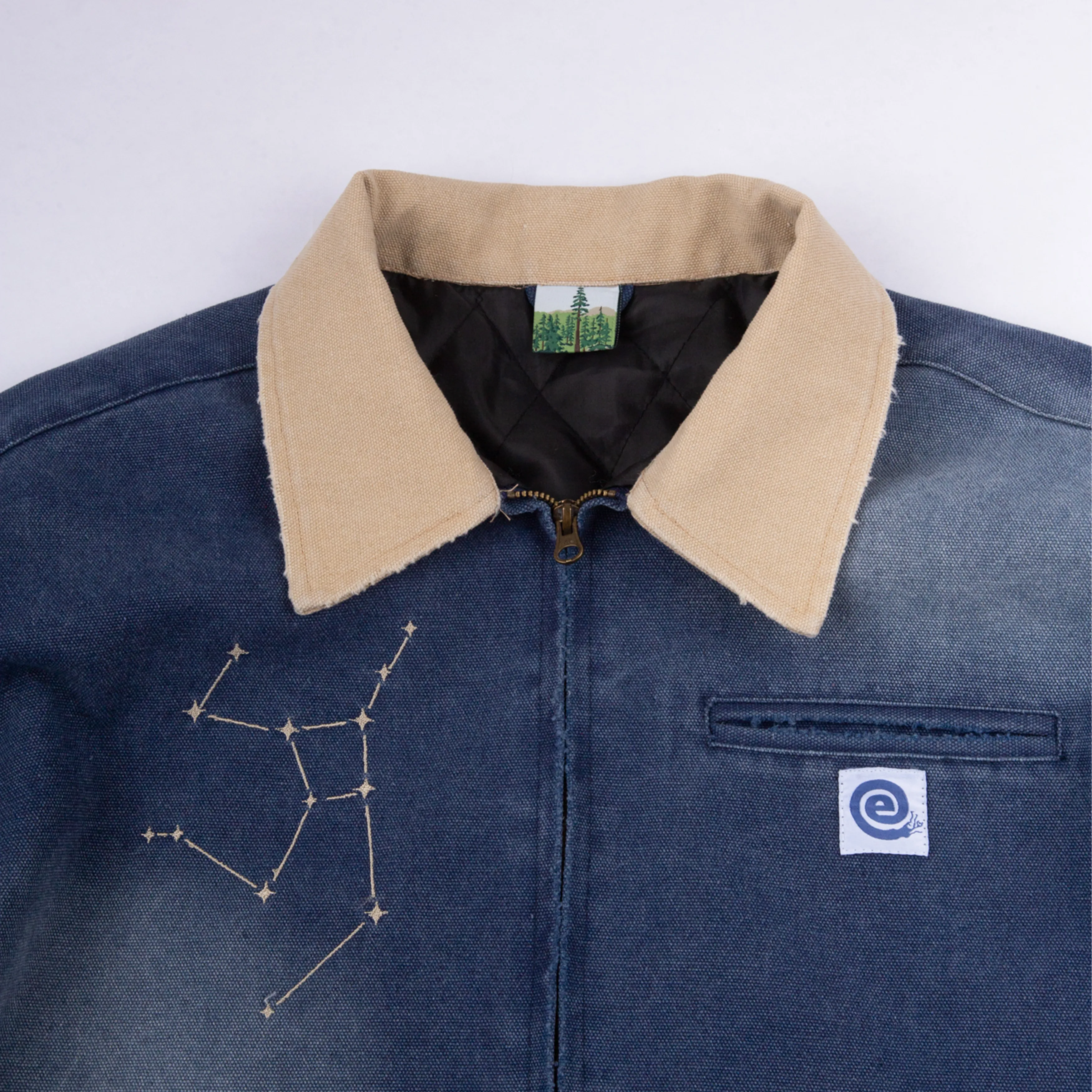 "constellation" work jacket sold by Exept Studios product image thumbnail 3
