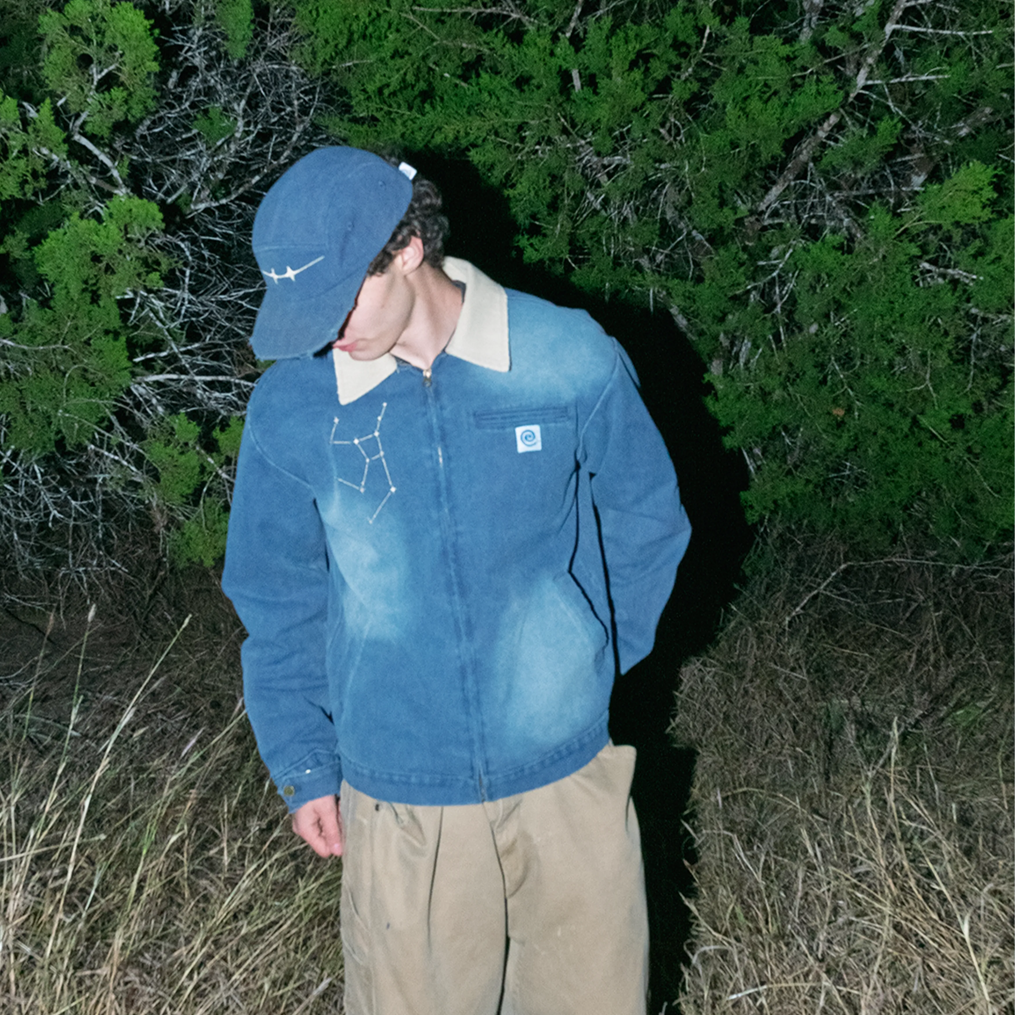 "constellation" work jacket sold by Exept Studios product image thumbnail 5