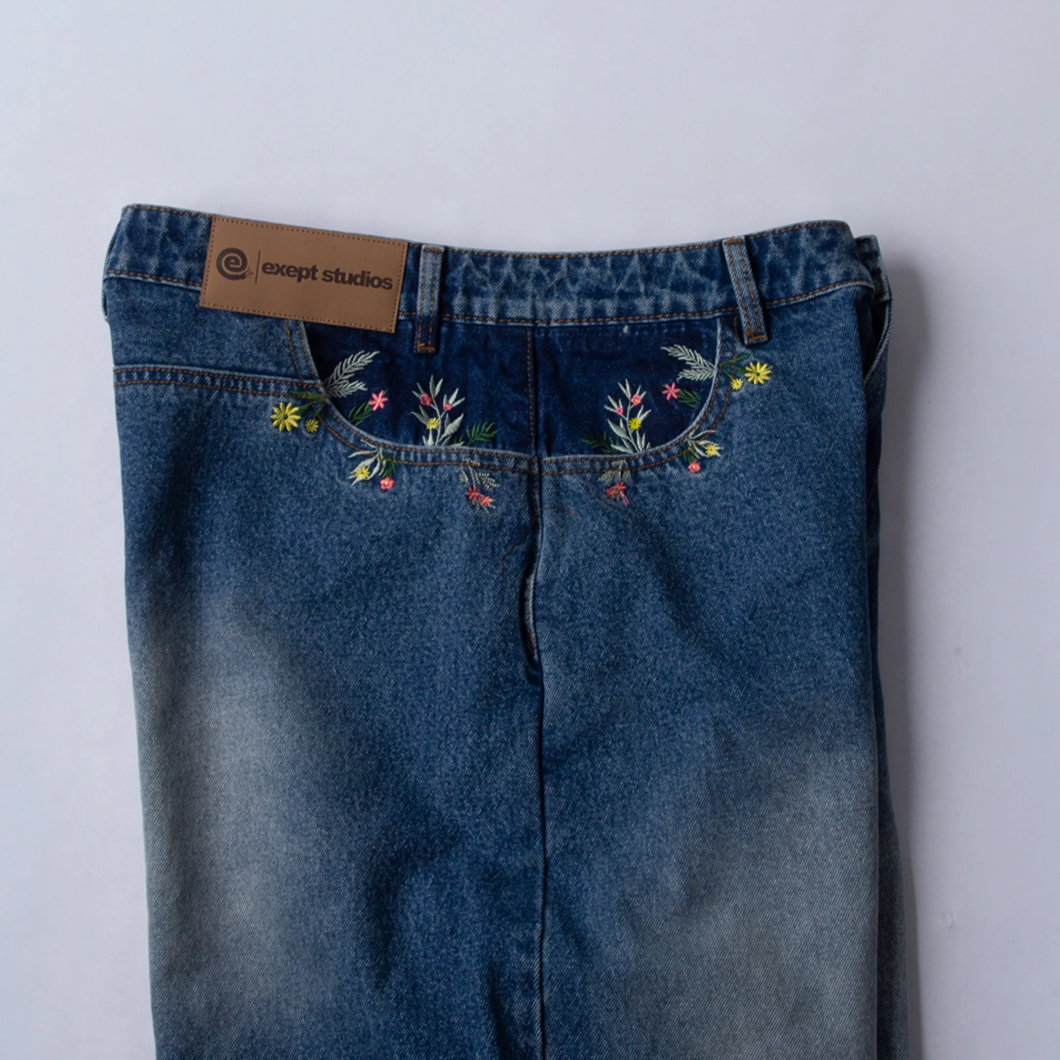 "overgrowth" jeans sold by Exept Studios product image thumbnail 3