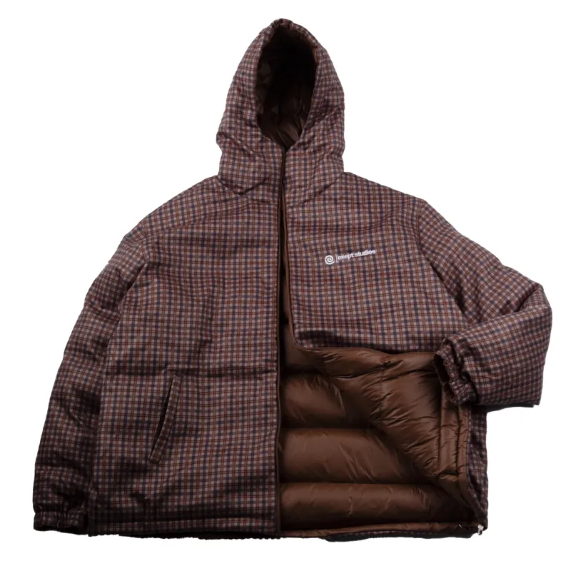 "summit" reversible puffer (brown) made by Exept Studios