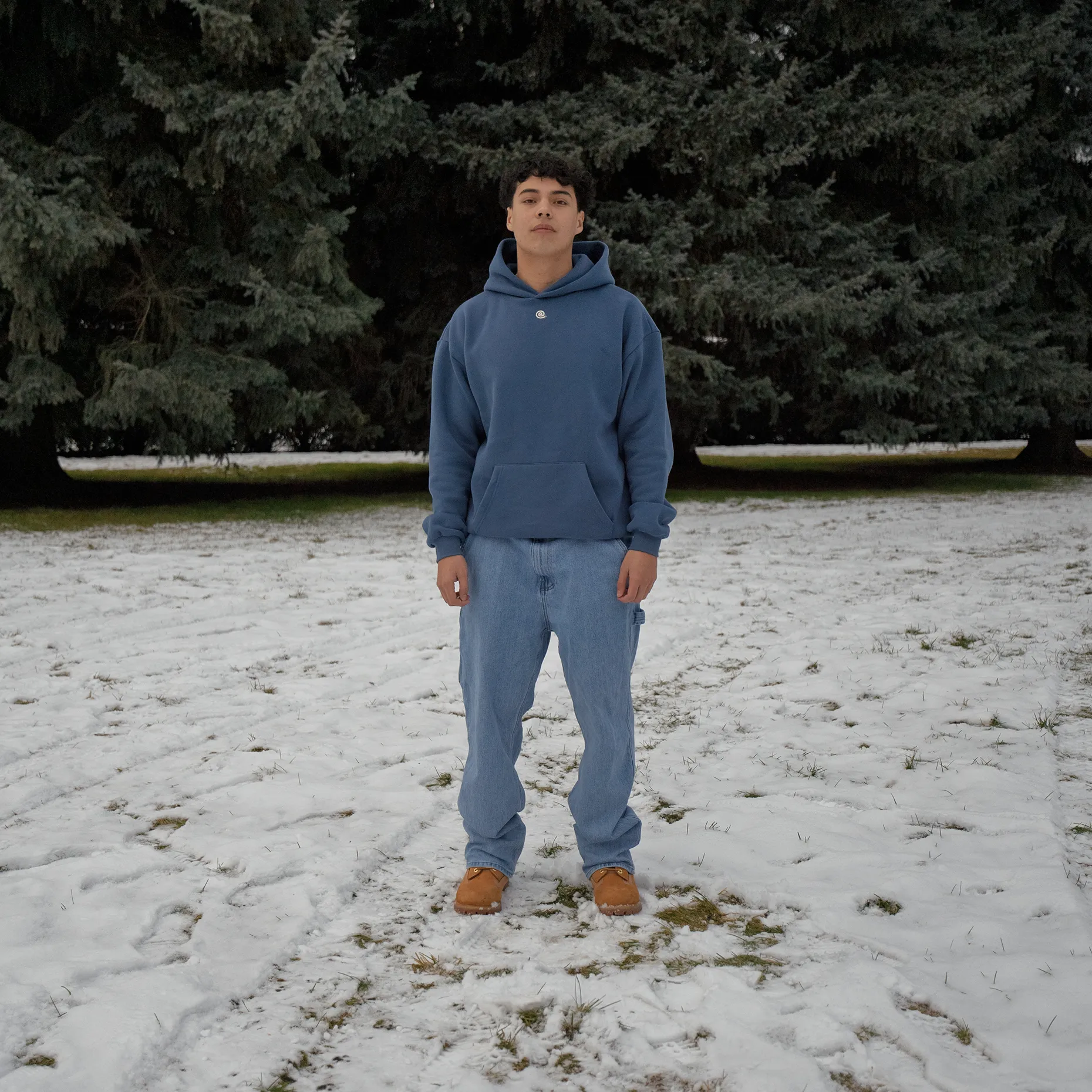 E-Hoodie "Navy" sold by Exept Studios product image thumbnail 4