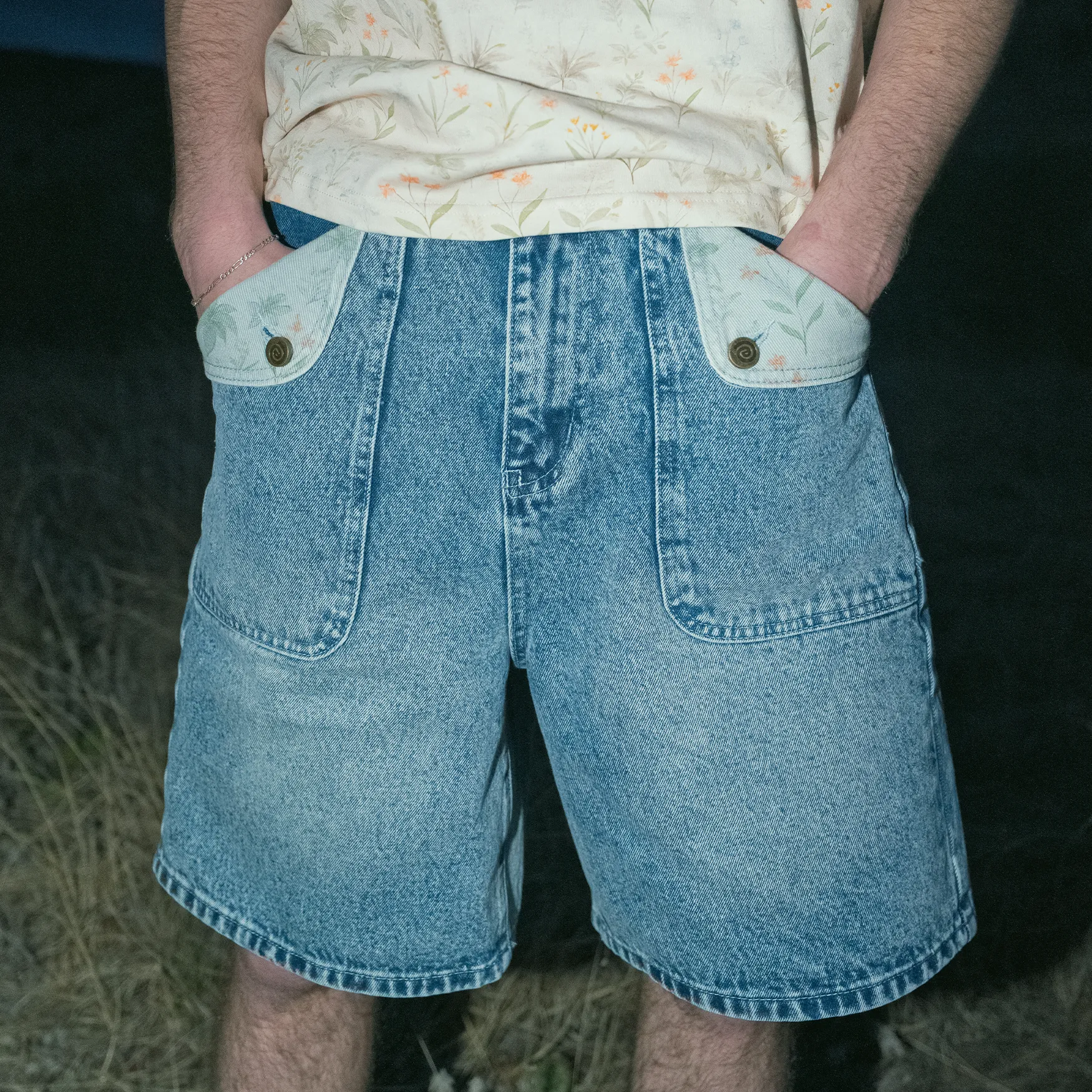 "garden" jorts sold by Exept Studios product image thumbnail 4