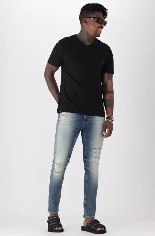 Edgeview Tee _ 143090 _ Black sold by Dunns product image thumbnail 5