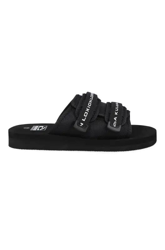 Loxion Kulca Velcro Slide _ 137881 _ Black sold by Dunns