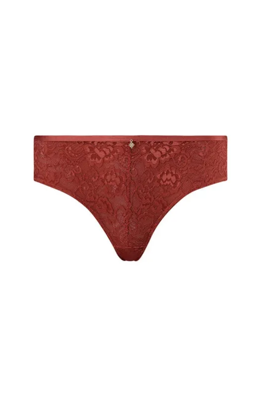 Alaia Full Lace Bikini _ 147011 _ Rust sold by Dunns