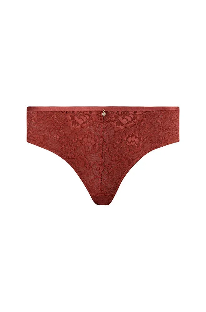 Alaia Full Lace Bikini _ 147011 _ Rust sold by Dunns