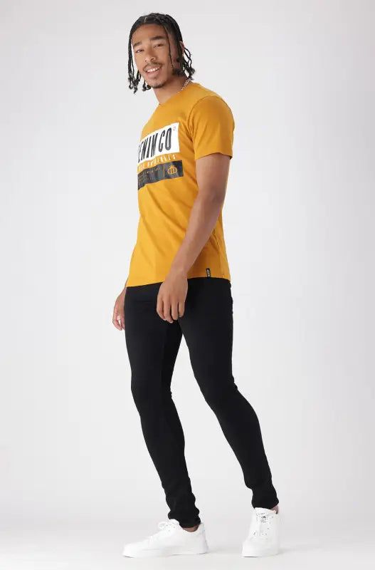 Neptune Tee _ 143416 _ Ocre sold by Dunns product image thumbnail 5