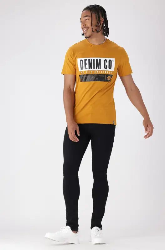 Neptune Tee _ 143416 _ Ocre sold by Dunns product image thumbnail 4