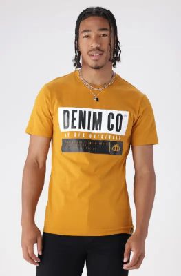 Neptune Tee _ 143416 _ Ocre sold by Dunns