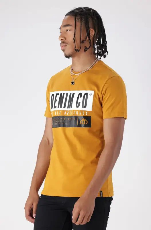 Neptune Tee _ 143416 _ Ocre sold by Dunns product image thumbnail 2