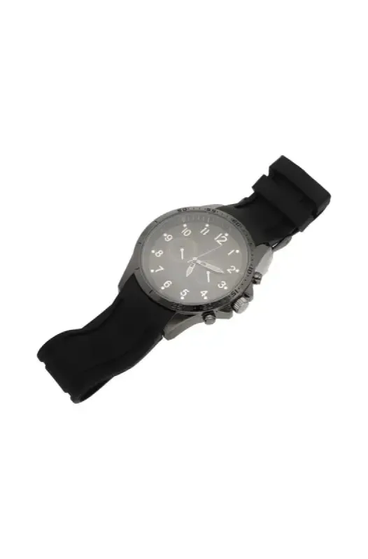 Benjamin Silicone Strap Watch _ 142051 _ Black sold by Dunns