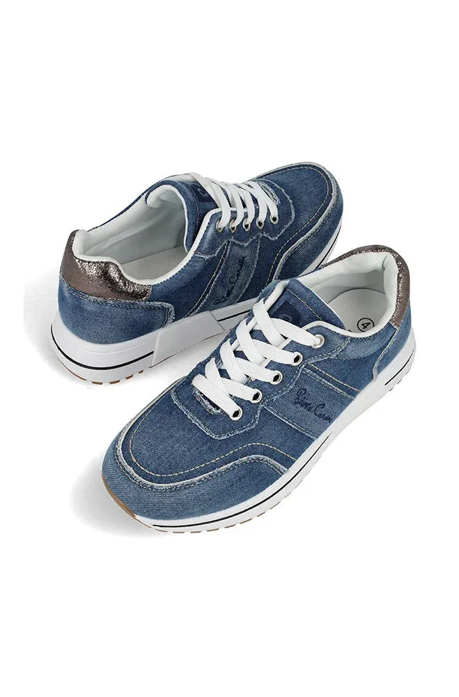 Pierre Cardin Primevara Denim Sneaker _ 148994 _ Multi sold by Dunns product image thumbnail 3
