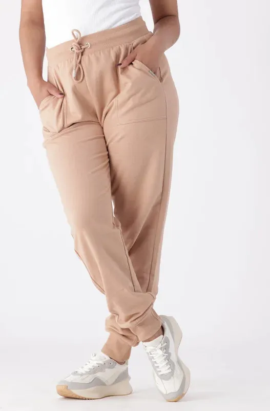South Side Fleece Jogger _ 145462 _ Mocha sold by Dunns
