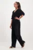 Alice Plisse Tie Top _ 141372 _ Black sold by Dunns