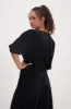 Alice Plisse Tie Top _ 141372 _ Black sold by Dunns