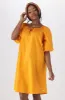 KIARA POPLIN PUFF SLEEVE DRESS  _ 150513 _ Orange sold by Dunns