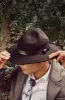 Ben Fedora Hat _ 144327 _ Black sold by Dunns
