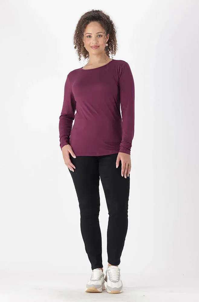 Cleo Crew Neck Tee _ 149117 _ Purple sold by Dunns product image thumbnail 4