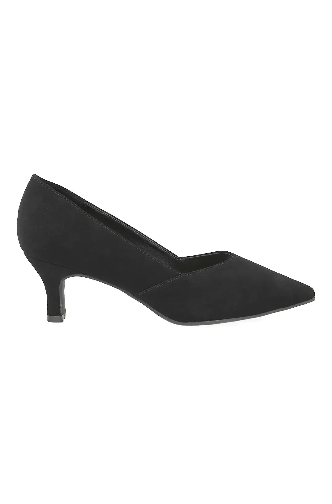 Carrie Kitten Heel _ 136918 _ Black sold by Dunns product image thumbnail 4