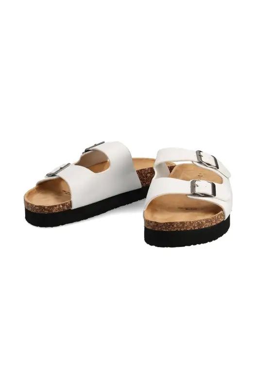 Maddy Footbed Sandal _ 143637 _ White sold by Dunns product image thumbnail 2