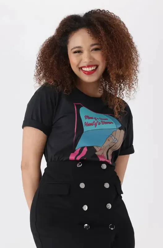 Jade Graphic Print Boyfriend Tee _ 144211 _ Black sold by Dunns