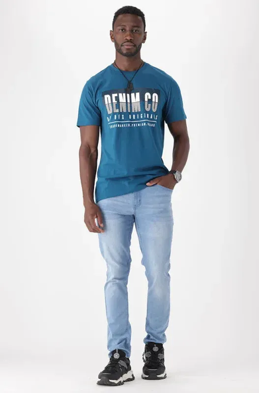 Oakcrest Tee _ 147348 _ Teal sold by Dunns product image thumbnail 4