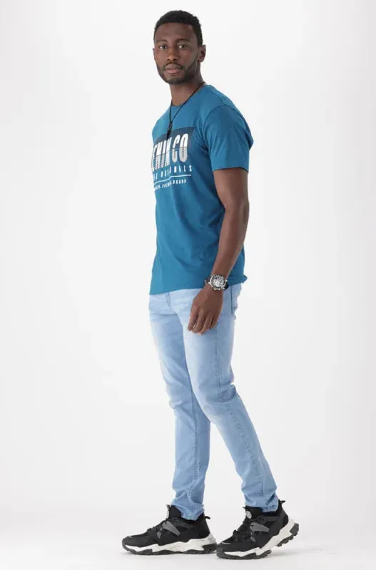 Oakcrest Tee _ 147348 _ Teal sold by Dunns product image thumbnail 5